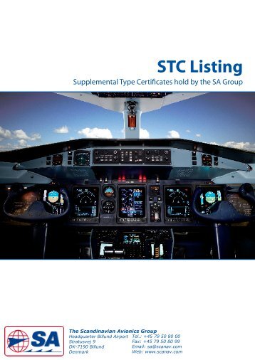 STC Listing - Scandinavian Avionics