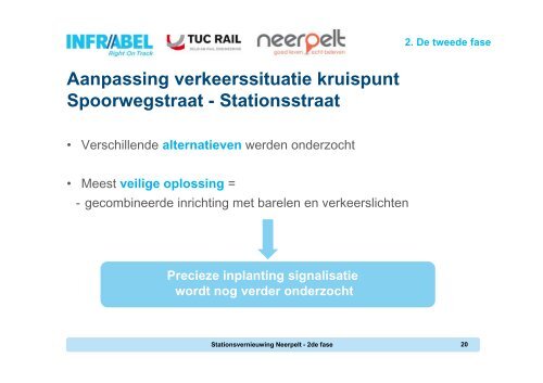 Vernieuwing stationsomgeving Neerpelt – 2de fase - Infrabel