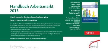 Gratisdownload (PDF Datei) - W. Bertelsmann Verlag