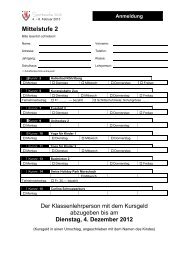 Mittelstufe 2 - Schulen Cham