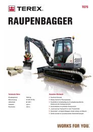 TC75 Datenblatt - Terex Corporation