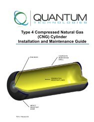 CNG Tank Installation and Maintenance Manual - Quantum ...