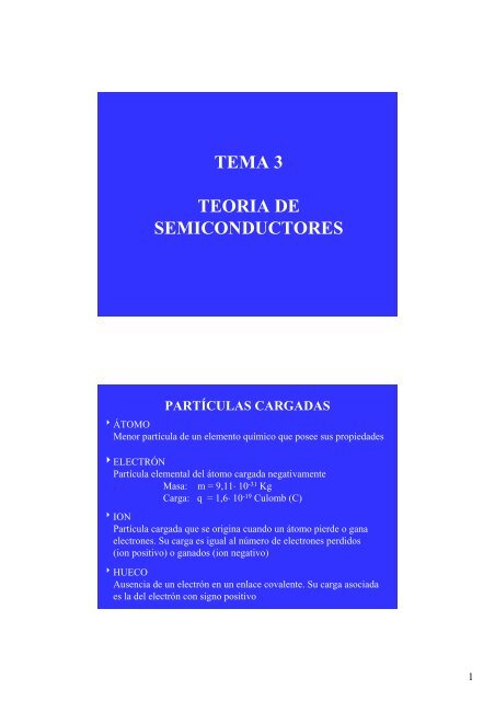 Presentación De Teoría De Semiconductores