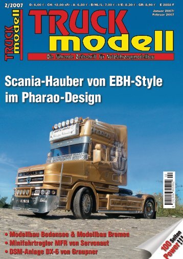 Scania-Hauber von EBH-Style im Pharao-Design - Servonaut