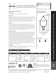 Relume Area Light Fixture - Oxford - Relume Technologies