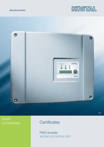 Certificate of compliance - Abakus  Solar