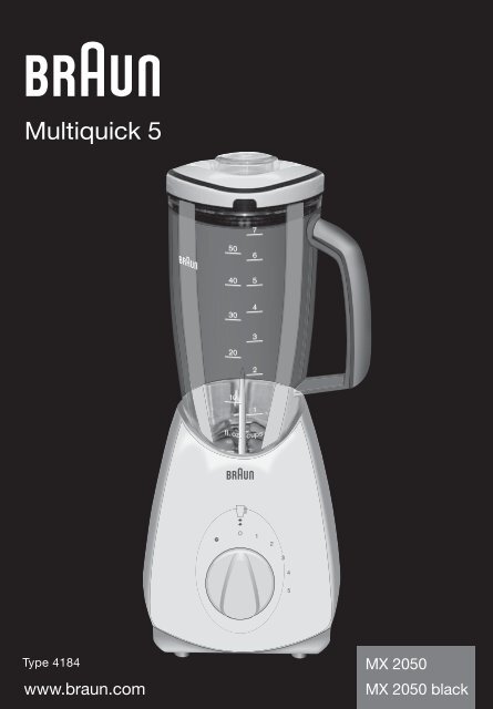 Multiquick 5 - Braun Consumer Service spare parts use instructions