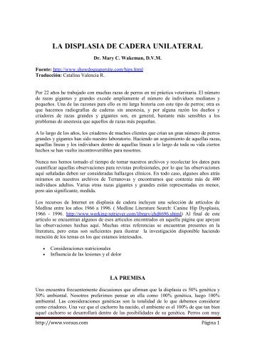 [pdf] **la displasia de cadera unilateral - Voraus