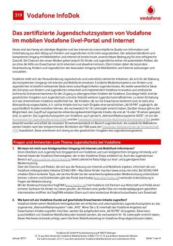 Infodok 319: Das zertifizierte Jugendschutzsystem von Vodafone im ...