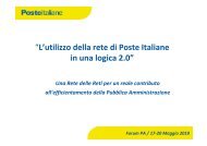 âL'utilizzo della rete di Poste Italiane in una logica 2.0 ...