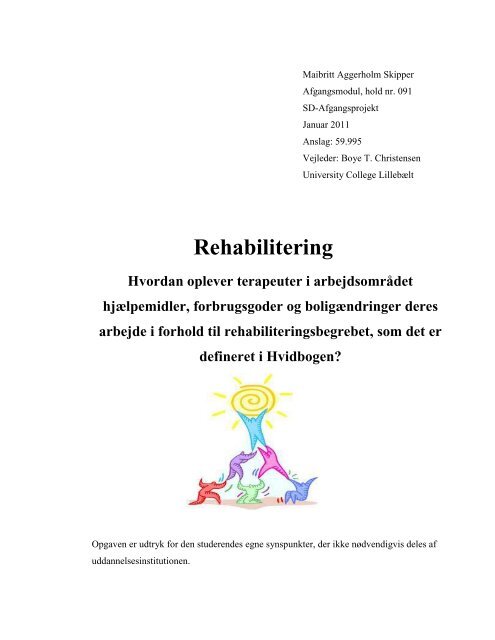 [pdf] Rehabilitering - Ergoterapeutforeningen