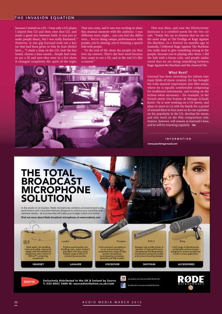 Audio Media, March 2012