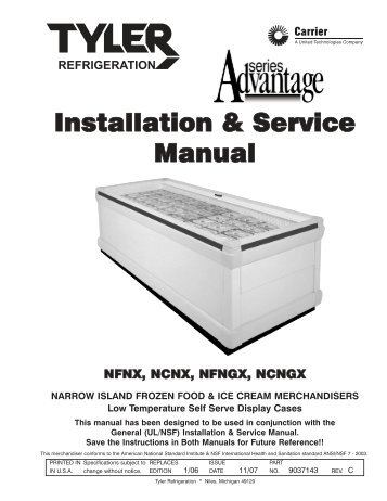 Installation & Service Manual - Hillphoenix