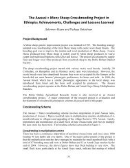 The Awassi Ã Menz Sheep Crossbreeding Project in Ethiopia - esgpip