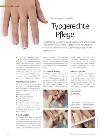 Typgerechte Pflege - Beauty Forum