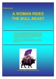 A WOMAN RIDES THE BULL BEAST - Origin of Nations