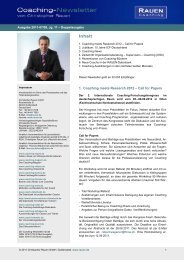 PDF-Datei - Coaching-Newsletter