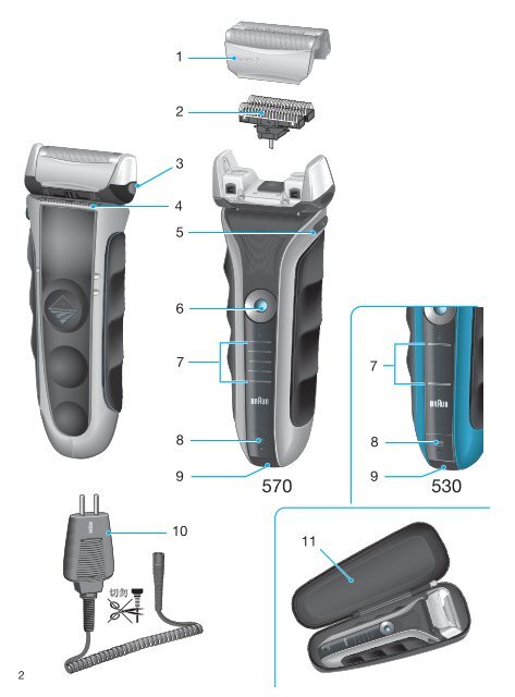 Series 5 - Braun Consumer Service spare parts use instructions ...