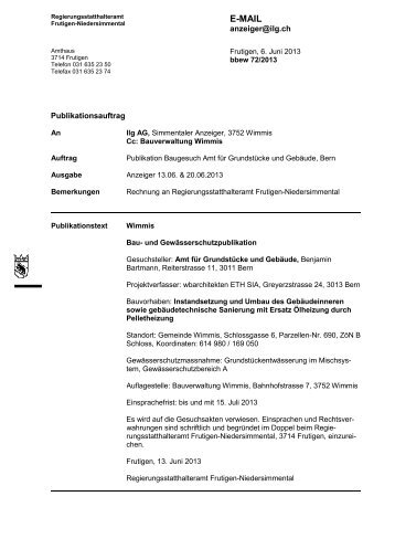 Baupublikation AGG [PDF, 64.0 KB] - Wimmis