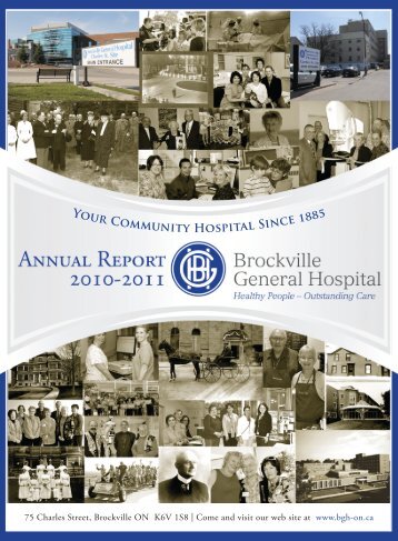 2011 - Brockville General Hospital