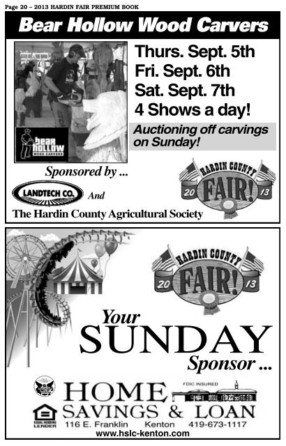 THE HARDIN COUNTY FAIR! - Kenton Times