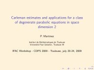 Null controllability properties of some degenerate parabolic equations.