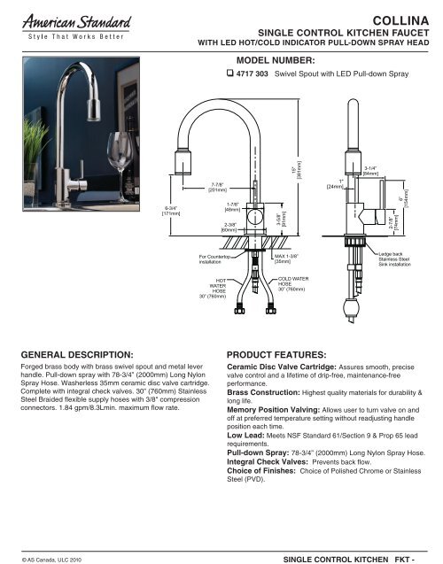 Spec Sheet American Standard