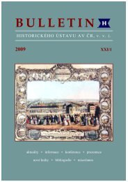 pdf, 13 MB - HistorickÃ½ Ãºstav AV ÄR - Akademie vÄd ÄR