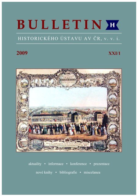 pdf, 13 MB - HistorickÃ½ Ãºstav AV ÄŒR - Akademie vÄ›d ÄŒR