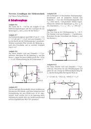 Nerreter, Grundlagen der Elektrotechnik 8 SchaltvorgÃ¤nge