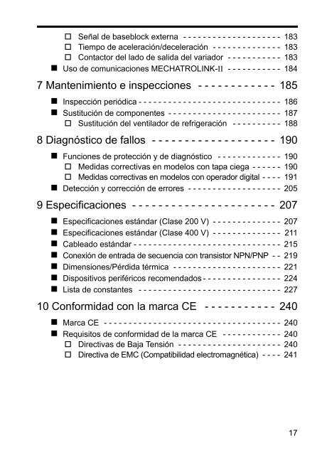 VARISPEED V7 MANUAL DEL USUARIO - Carol industrial