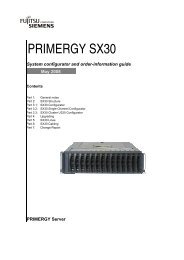 PRIMERGY SX30 Configurator