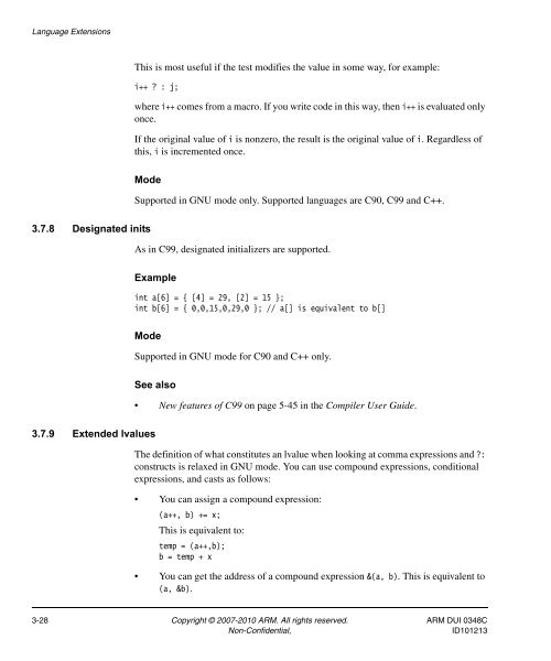 RealView Compilation Tools - ARM Information Center