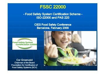 FSSC 22000 presentation (pdf)