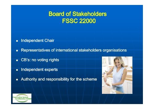 FSSC 22000 presentation (pdf)