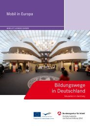 Bildungswege in Deutschland - Education in Germany