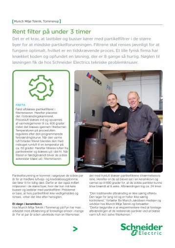 Munch Miljø Teknik - Schneider Electric
