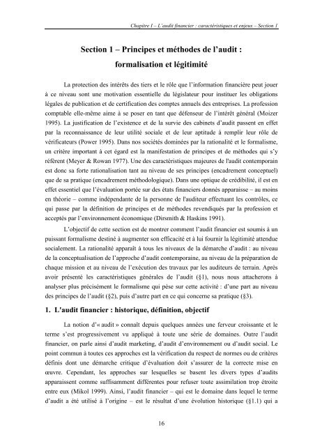 L'audit financier€: historique, définition, objectif