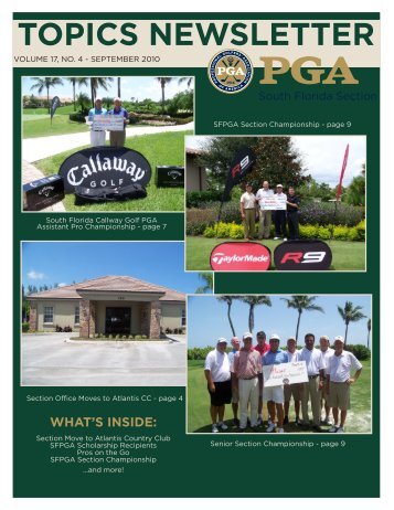 TOPICS NEWSLETTER - South Florida PGA Golf