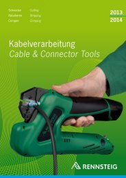 Kabelverarbeitung Cable & Connector Tools - Solarvest
