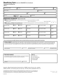 Beneficiary Form (this form REQUIRED for ... - Animation Guild