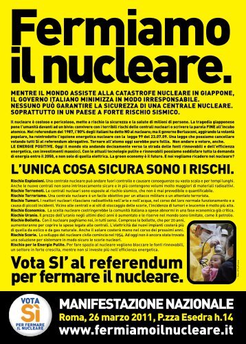 Scarica e diffondi il volantino - Greenpeace