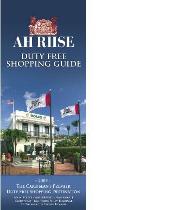 2009 Duty Free Shopping Guide - AH Riise