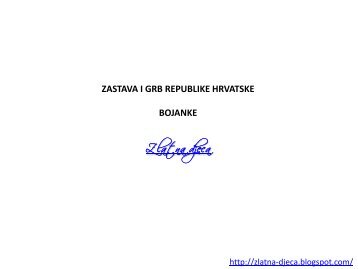 Zastava i grb Republike Hrvatske