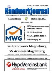 SG Handwerk Magdeburg SV Arminia Magdeburg