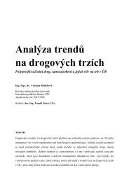 AnalÃ½za trendÅ¯ na drogovÃ½ch trzÃ­ch v ÄR - NÃ¡rodohospodÃ¡ÅskÃ¡ fakulta