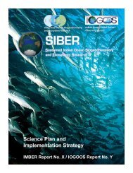 Science Plan and Implementation Strategy - IMBER