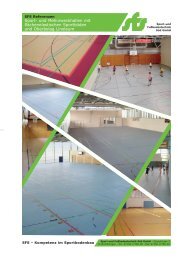 Sport- und Mehrzweckhallen mit flächenelastischen Sportböden und ...