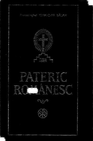 Pateric RomÃ¢nesc - InvitaÅ£ie la Ortodoxie