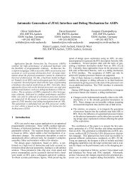 Automatic Generation of JTAG Interface and Debug Mechanism - ICE